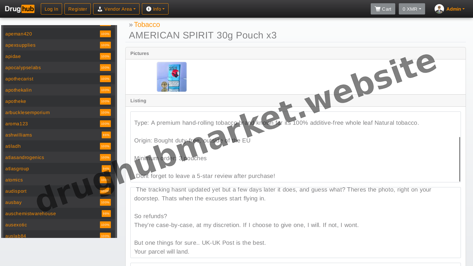 Main Market Dashboard